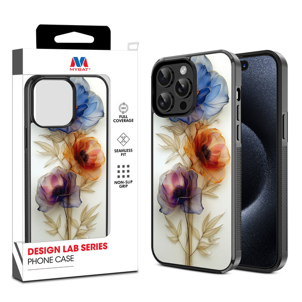 MyBat Design Lab Series Case for Apple iPhone 15 Pro (6.1) - Pressed Flowers - MIP15PCSLESM185-1.jpg