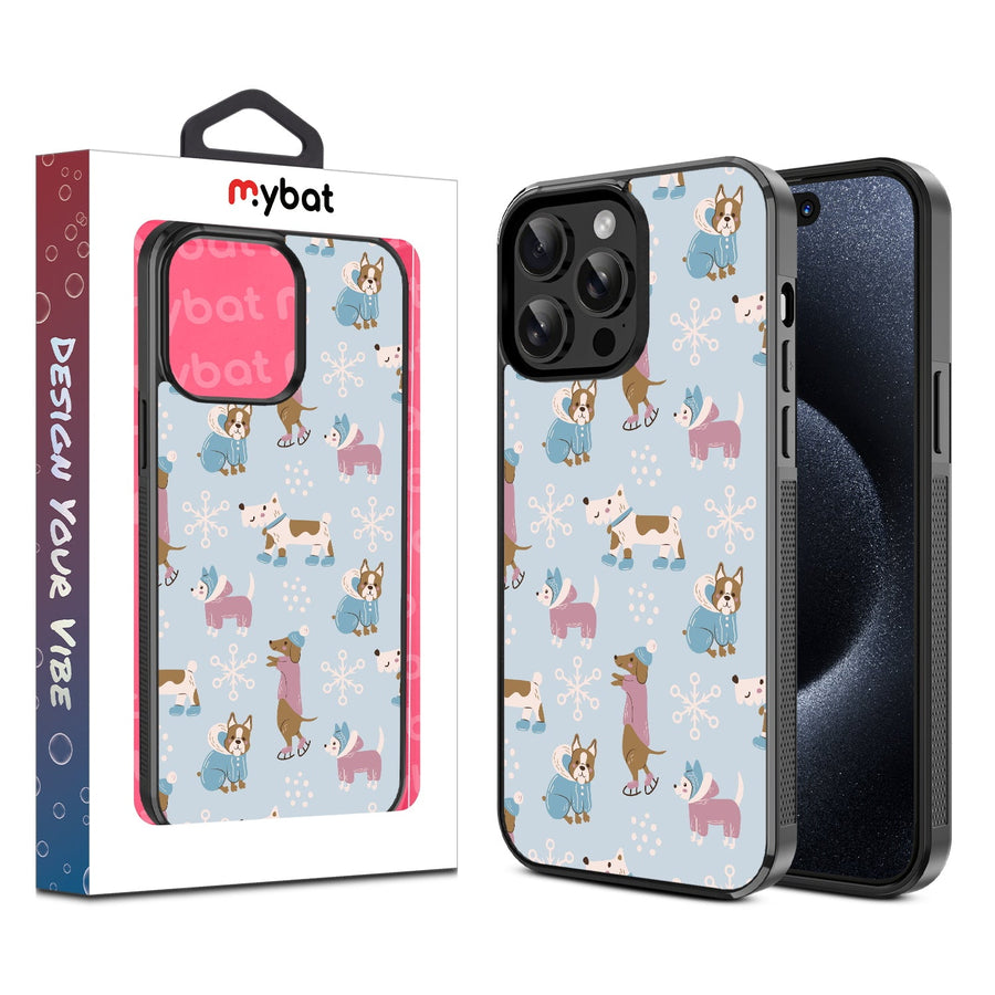 MyBat Design Lab Series Case for Apple iPhone 15 Pro (6.1) - Puppy Snow Play