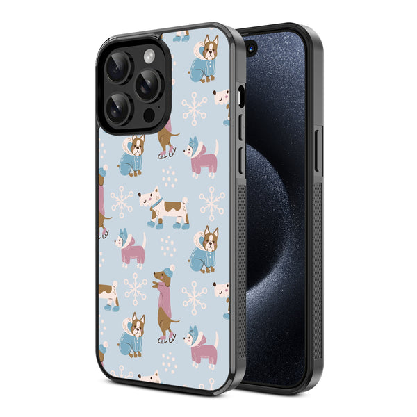 MyBat Design Lab Series Case for Apple iPhone 15 Pro (6.1) - Puppy Snow Play - MIP15PCSLESM299-2.jpg
