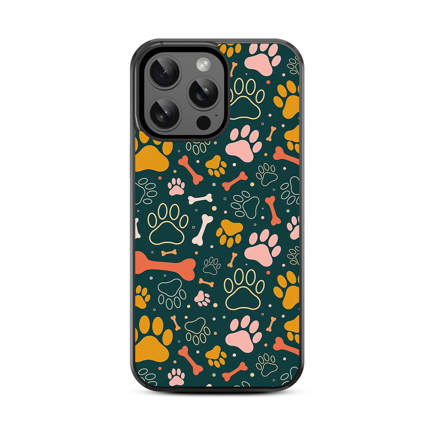 MyBat Design Lab Series Case for Apple iPhone 15 Pro Max (6.7) - Paw Prints & Bones