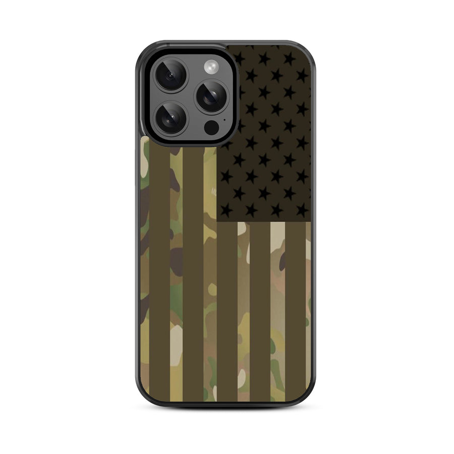 MyBat Design Lab Series Case for Apple iPhone 15 Pro Max (6.7) - Military Camouflage American Flag - MIP15PMCSLESM054-3.jpg