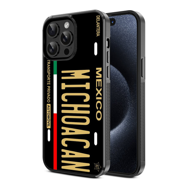 MyBat Design Lab Series Case for Apple iPhone 15 Pro Max (6.7) - Michoacan Black - MIP15PMCSLESM073-2.jpg