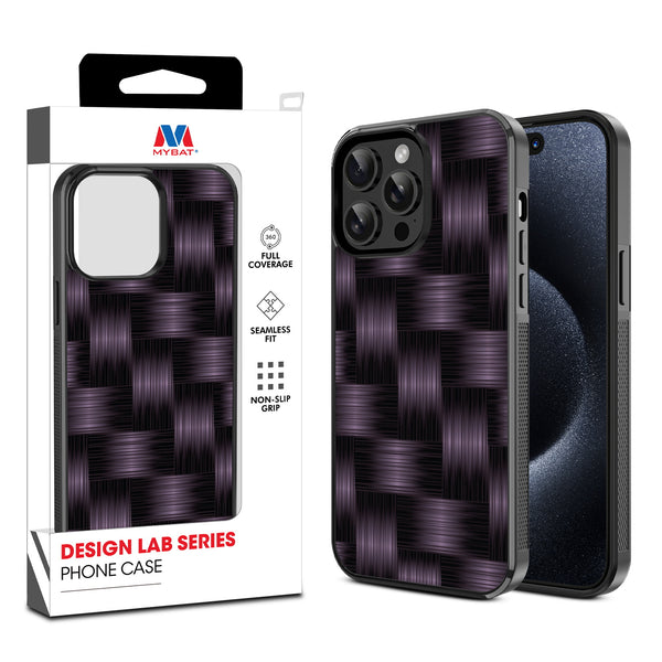 MyBat Design Lab Series Case for Apple iPhone 15 Pro Max (6.7) - Woven Carbon Fiber - MIP15PMCSLESM085-1.jpg