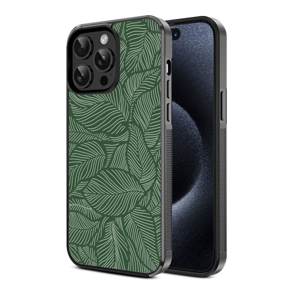 MyBat Design Lab Series Case for Apple iPhone 15 Pro Max (6.7) - Leaves - MIP15PMCSLESM125-2.jpg