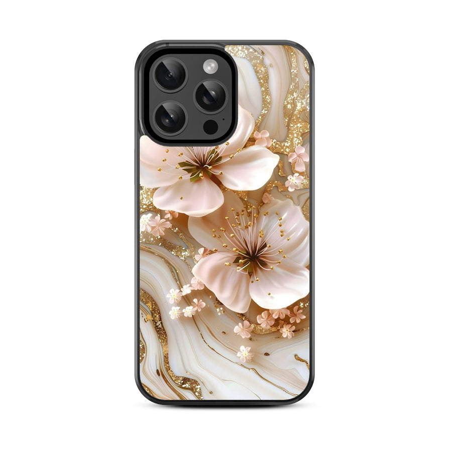 MyBat Design Lab Series Case for Apple iPhone 15 Pro Max (6.7) - Golden Petal Glow - MIP15PMCSLESM186-3.jpg