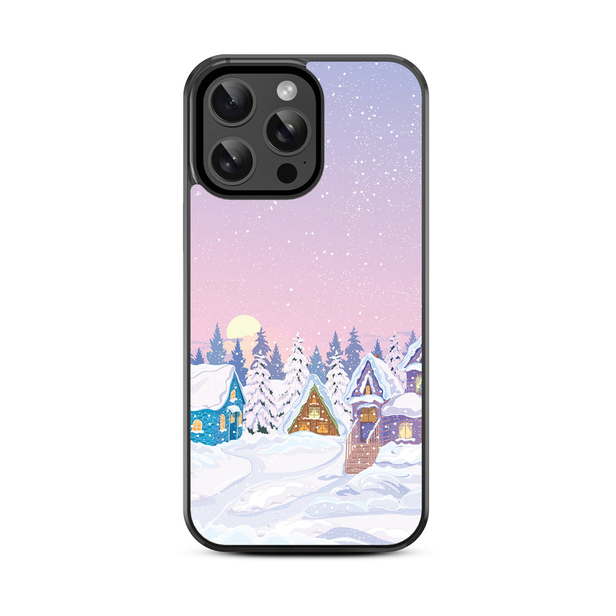 MyBat Design Lab Series Case for Apple iPhone 15 Pro Max (6.7) - Snow Globe Village - MIP15PMCSLESM304-3.jpg