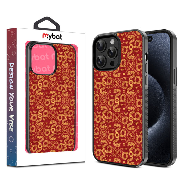 MyBat Design Lab Series Case for Apple iPhone 15 Pro Max (6.7) - Golden Snake Dance - MIP15PMCSLESM317-1.jpg