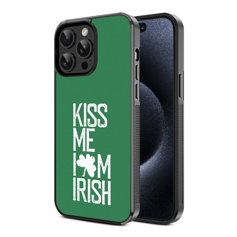 MyBat Design Lab Series Case for Apple iPhone 15 Pro Max - Kiss Me I'm Irish - MIP15PMCSLESM465-2.jpg