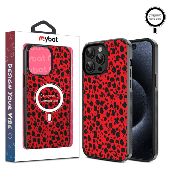 MyBat Design Lab Series MagSafe Case for Apple iPhone 15 Pro Max (6.7) - Red Leopard Print - MIP15PMCSLESMSM008-1.jpg
