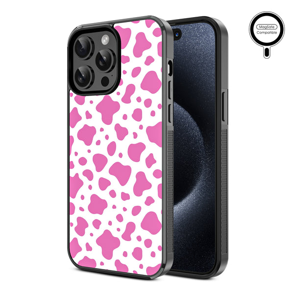 MyBat Design Lab Series MagSafe Case for Apple iPhone 15 Pro Max (6.7) - Pink Cow Print - MIP15PMCSLESMSM015-2.jpg