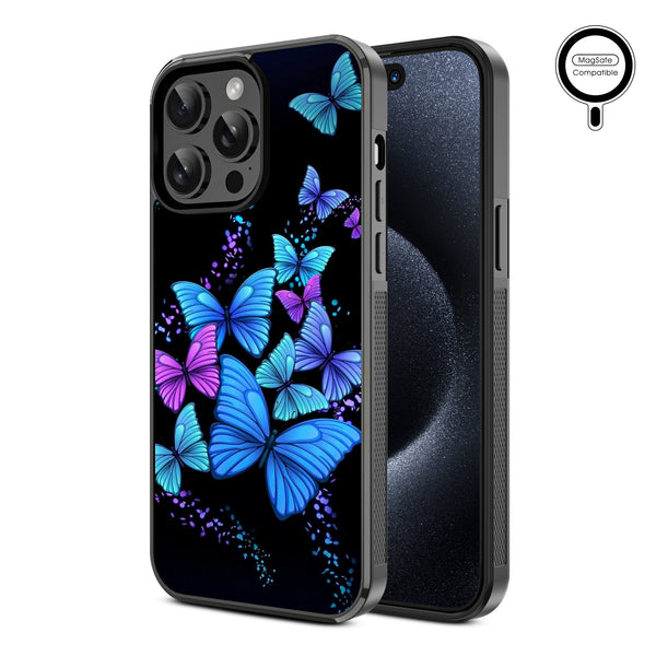 MyBat Design Lab Series MagSafe Case for Apple iPhone 15 Pro Max (6.7) - Butterfly Night - MIP15PMCSLESMSM021-2.jpg