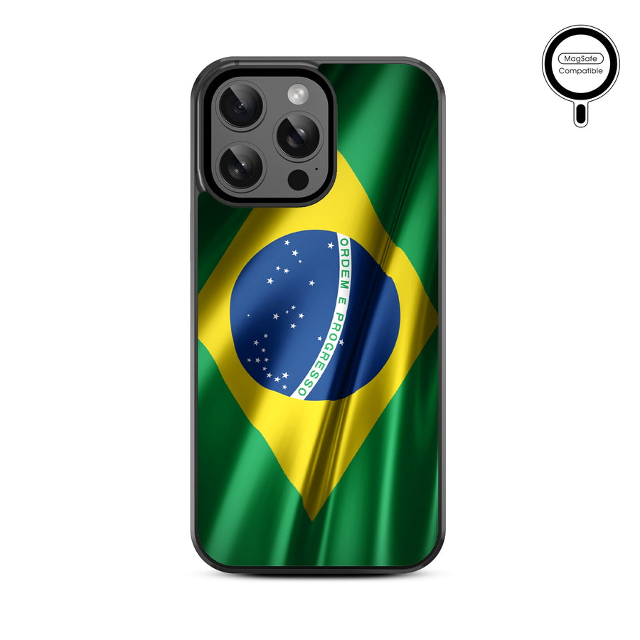 MyBat Design Lab Series MagSafe Case for Apple iPhone 15 Pro Max (6.7) - Brazilian Flag - MIP15PMCSLESMSM038-3.jpg