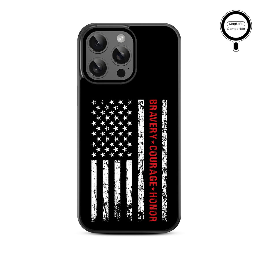MyBat Design Lab Series MagSafe Case for Apple iPhone 15 Pro Max (6.7) - Firefighter Flag - MIP15PMCSLESMSM041-3.jpg