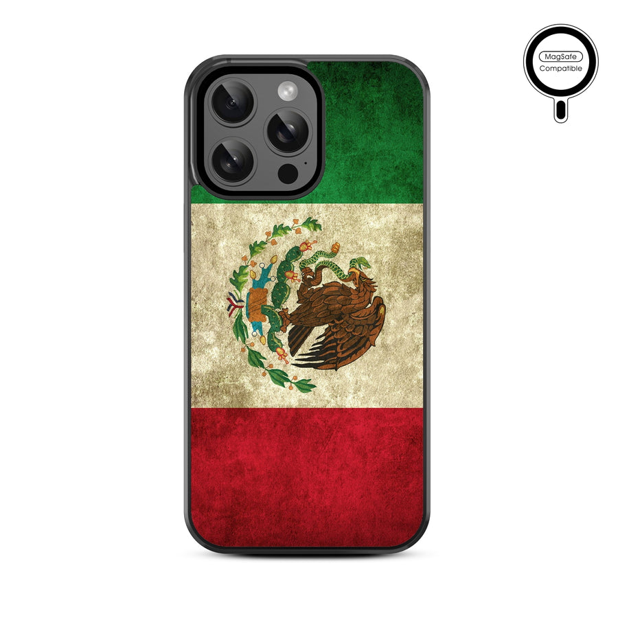 MyBat Design Lab Series MagSafe Case for Apple iPhone 15 Pro Max (6.7) - Mexican Flag - MIP15PMCSLESMSM046-3.jpg
