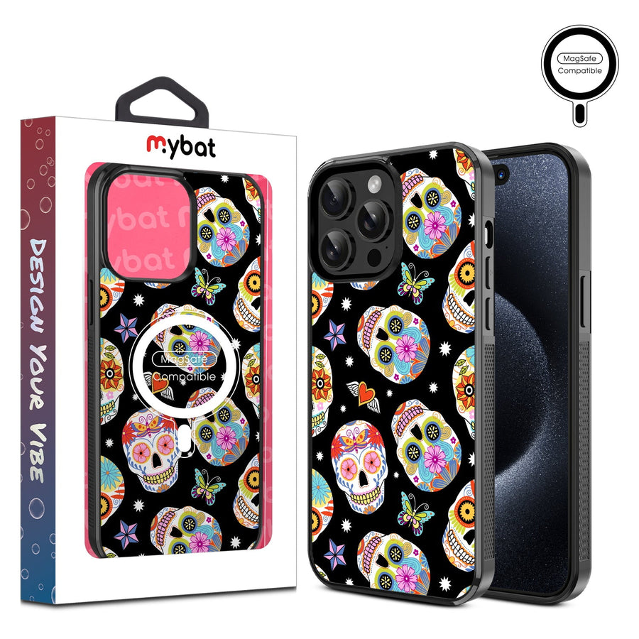 MyBat Design Lab Series MagSafe Case for Apple iPhone 15 Pro Max (6.7) - Day of the Dead