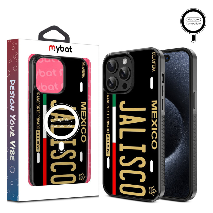 MyBat Design Lab Series MagSafe Case for Apple iPhone 15 Pro Max (6.7) - Jalisco Black
