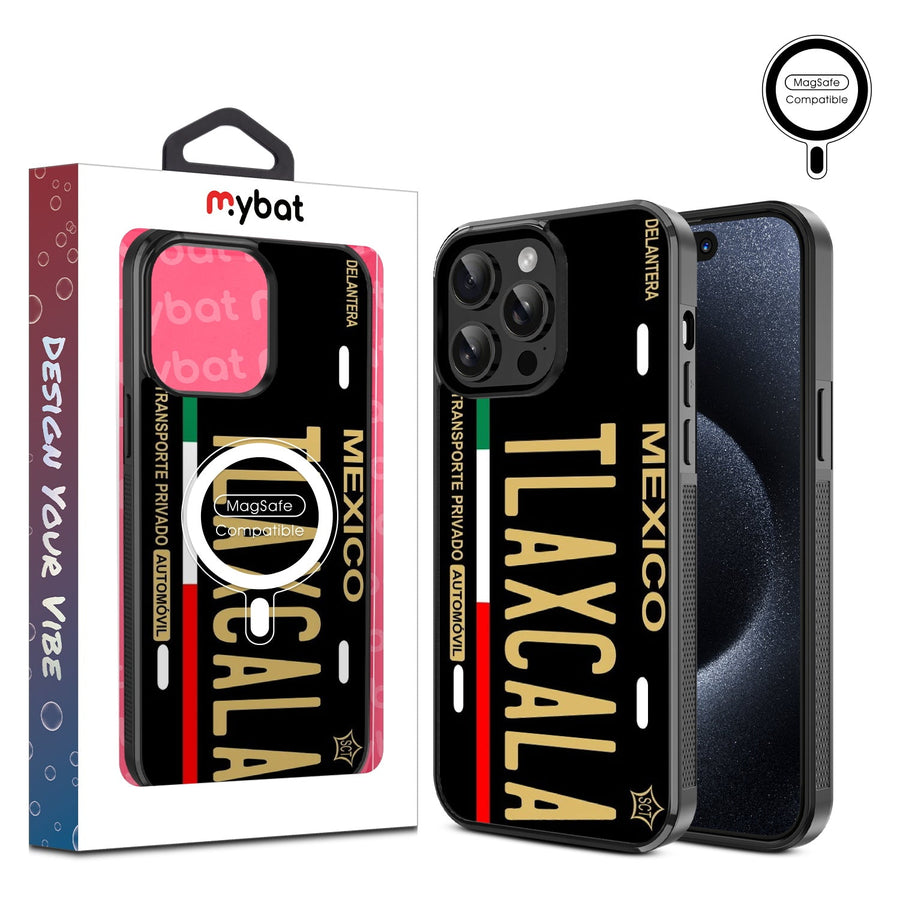 MyBat Design Lab Series MagSafe Case for Apple iPhone 15 Pro Max (6.7) - Tlaxcala Black