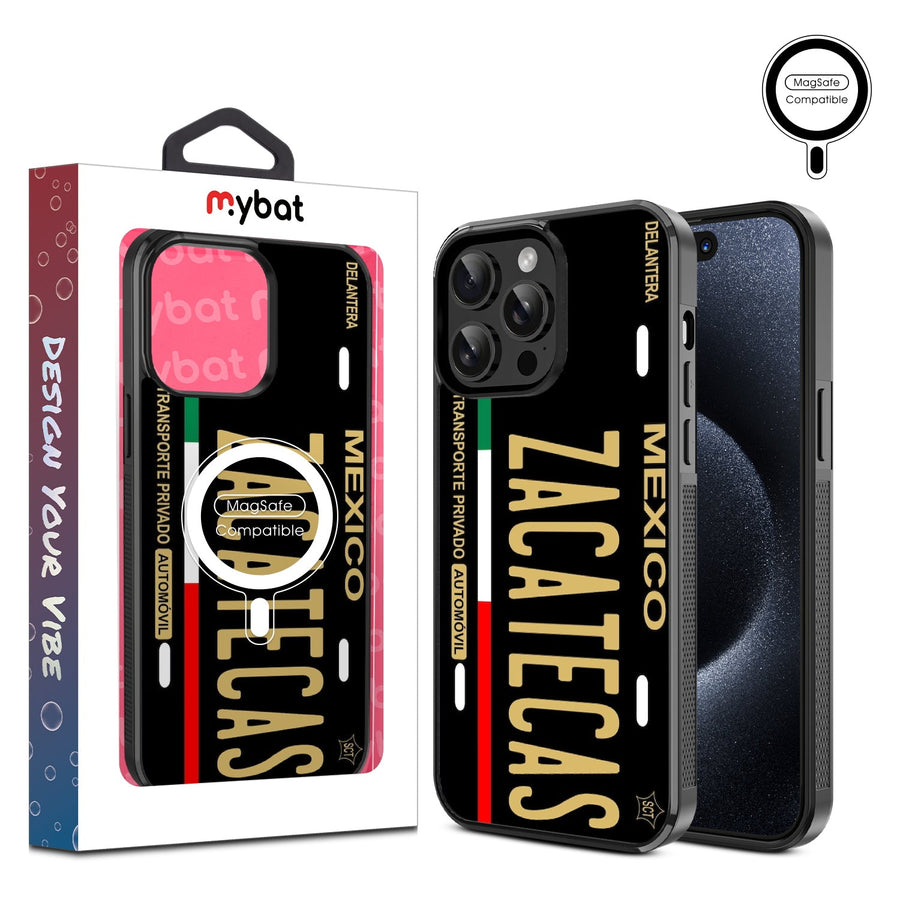 MyBat Design Lab Series MagSafe Case for Apple iPhone 15 Pro Max (6.7) - Zacatecas Black