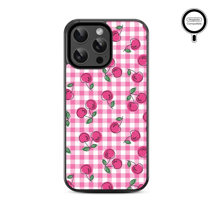 MyBat Design Lab Series MagSafe Case for Apple iPhone 15 Pro Max (6.7) - Pink Cherries - MIP15PMCSLESMSM100-3.jpg