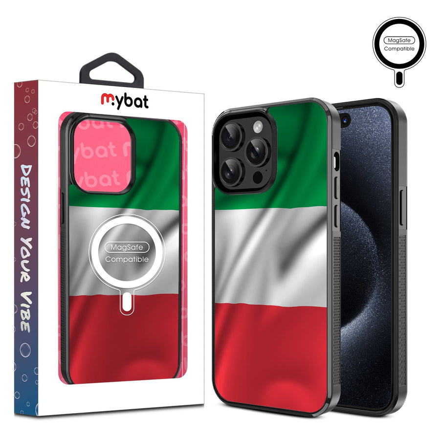 MyBat Design Lab Series MagSafe Case for Apple iPhone 15 Pro Max (6.7) - Italy Flag