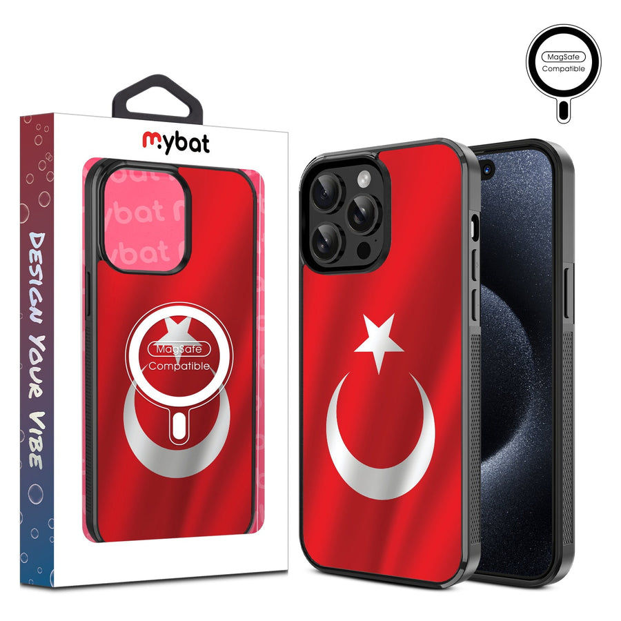 MyBat Design Lab Series MagSafe Case for Apple iPhone 15 Pro Max (6.7) - Turkey Flag