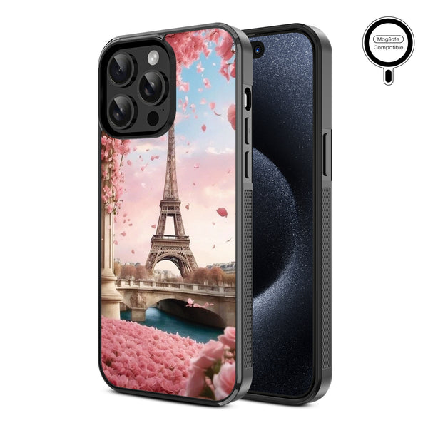 MyBat Design Lab Series MagSafe Case for Apple iPhone 15 Pro Max (6.7) - Paris In Bloom - MIP15PMCSLESMSM183-2.jpg