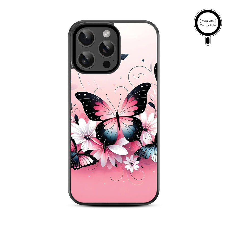 MyBat Design Lab Series MagSafe Case for Apple iPhone 15 Pro Max (6.7) - Butterfly Bouquet - MIP15PMCSLESMSM184-3.jpg