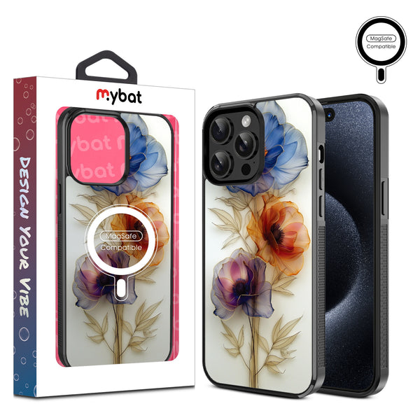 MyBat Design Lab Series MagSafe Case for Apple iPhone 15 Pro Max (6.7) - Pressed Flowers - MIP15PMCSLESMSM185-1.jpg