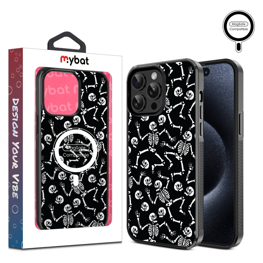 MyBat Design Lab Series MagSafe Case for Apple iPhone 15 Pro Max (6.7) - Skeleton Crew