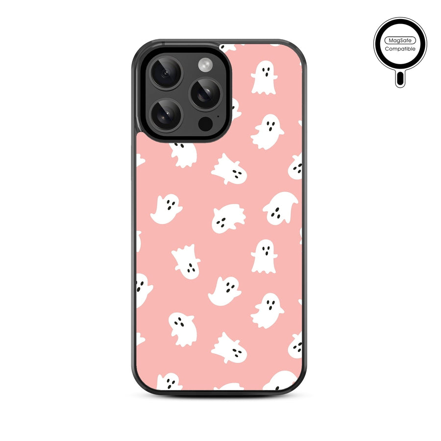 MyBat Design Lab Series MagSafe Case for Apple iPhone 15 Pro Max (6.7) - Friendly Ghosts