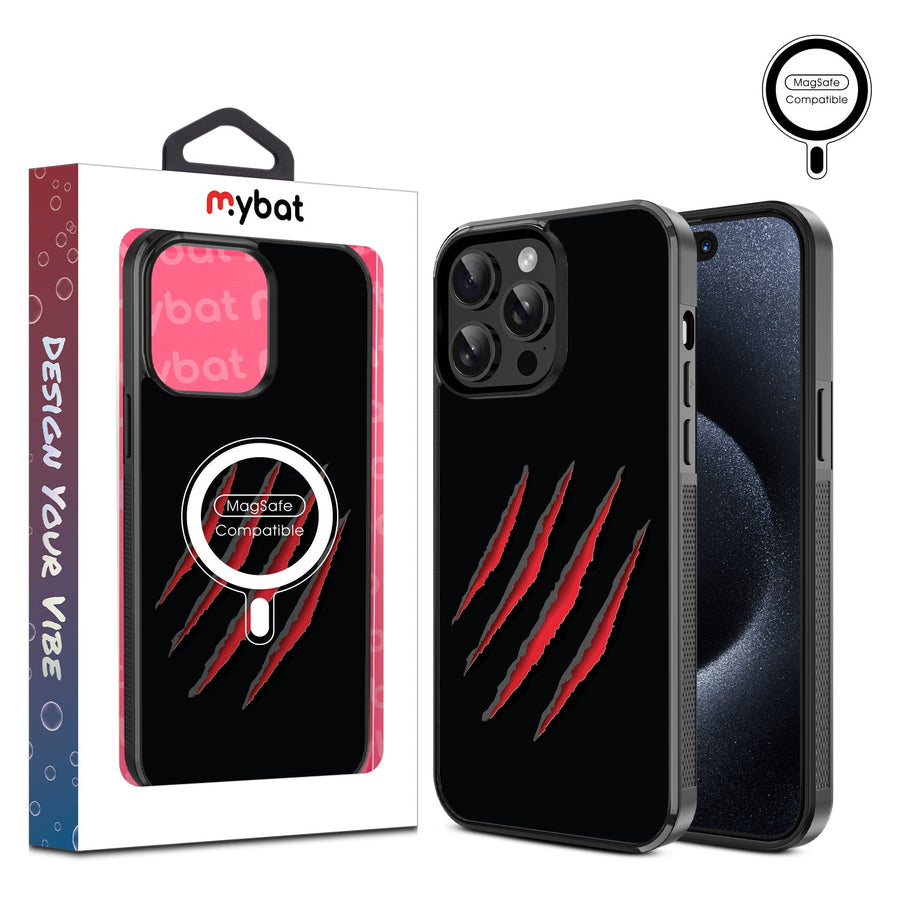 MyBat Design Lab Series MagSafe Case for Apple iPhone 15 Pro Max (6.7) - Claw Marks