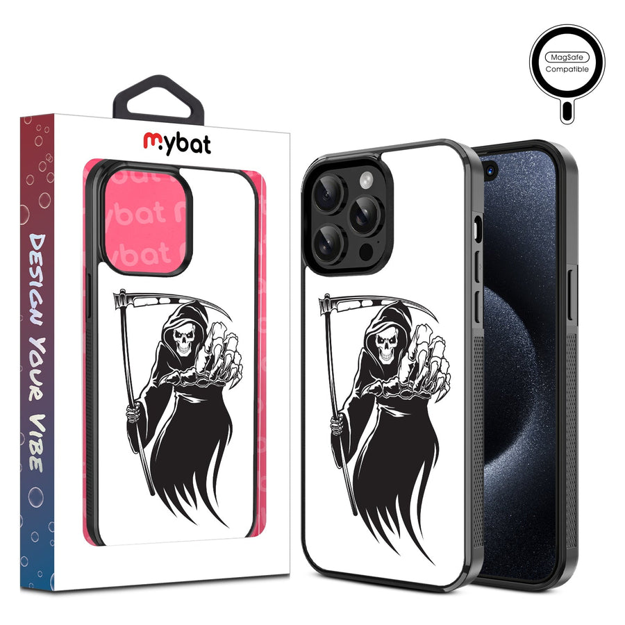 MyBat Design Lab Series MagSafe Case for Apple iPhone 15 Pro Max (6.7) - Grim Reaper