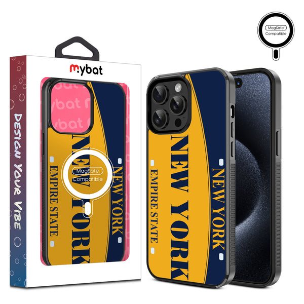 MyBat Design Lab Series MagSafe Case for Apple iPhone 15 Pro Max (6.7) - New York License Plate - MIP15PMCSLESMSM258-1.jpg