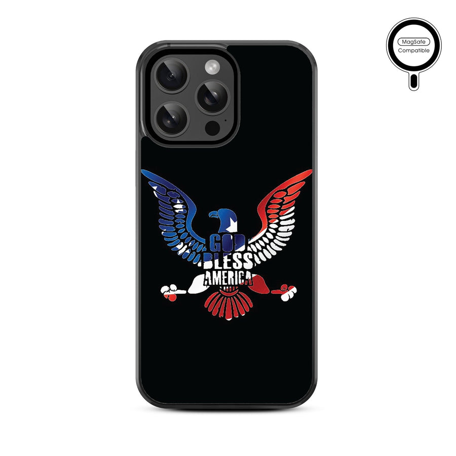 MyBat Design Lab Series MagSafe Case for Apple iPhone 15 Pro Max (6.7) - God Bless America