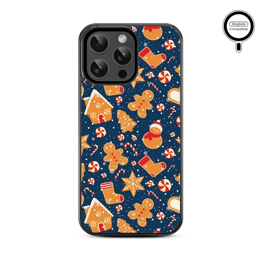 MyBat Design Lab Series MagSafe Case for Apple iPhone 15 Pro Max (6.7) - Gingerbread Cookies - MIP15PMCSLESMSM273-3.jpg