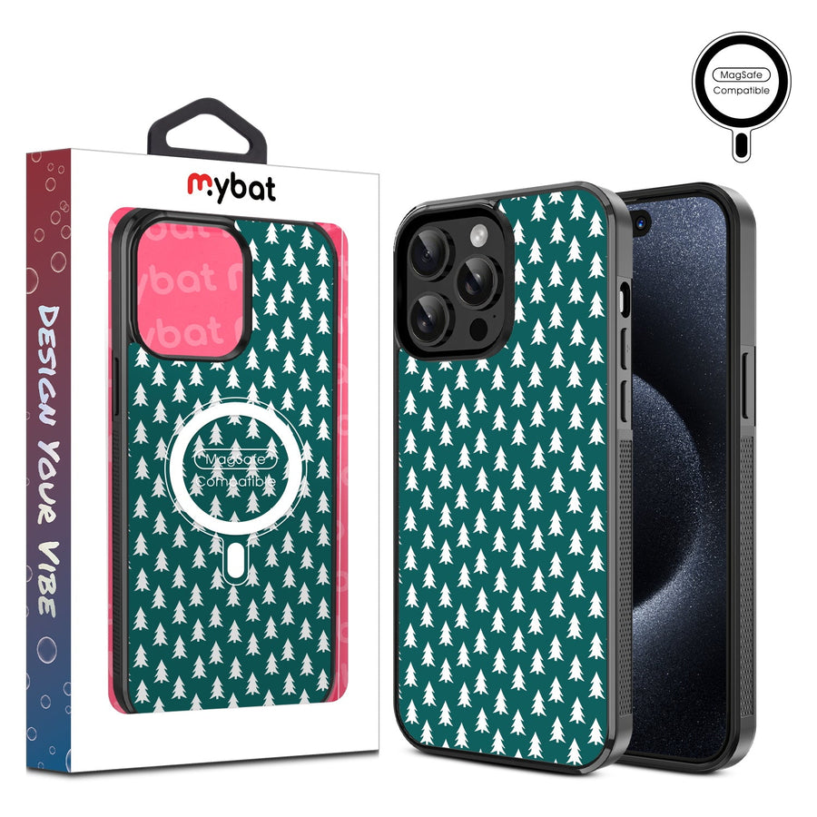 MyBat Design Lab Series MagSafe Case for Apple iPhone 15 Pro Max (6.7) - Evergreen Forest