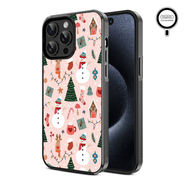 MyBat Design Lab Series MagSafe Case for Apple iPhone 15 Pro Max (6.7) - Holly Jolly Time - MIP15PMCSLESMSM288-2.jpg