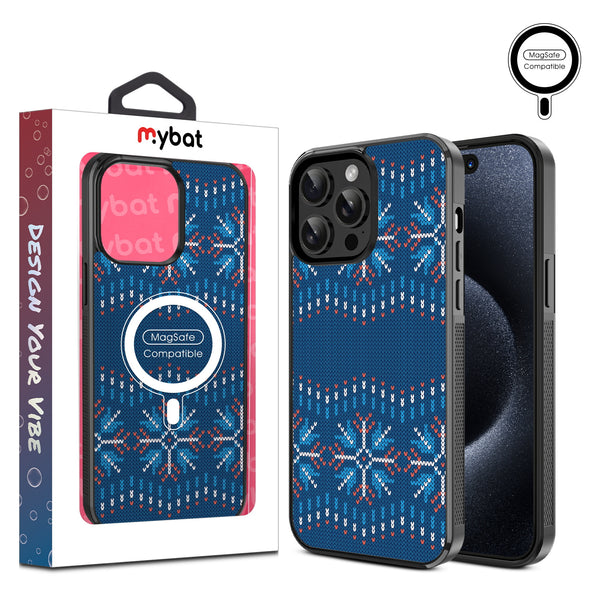 MyBat Design Lab Series MagSafe Case for Apple iPhone 15 Pro Max (6.7) - Nordic Holiday Knit - MIP15PMCSLESMSM302-1.jpg