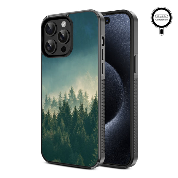MyBat Design Lab Series MagSafe Case for Apple iPhone 15 Pro Max (6.7) - Fog & Fir - MIP15PMCSLESMSM305-2.jpg