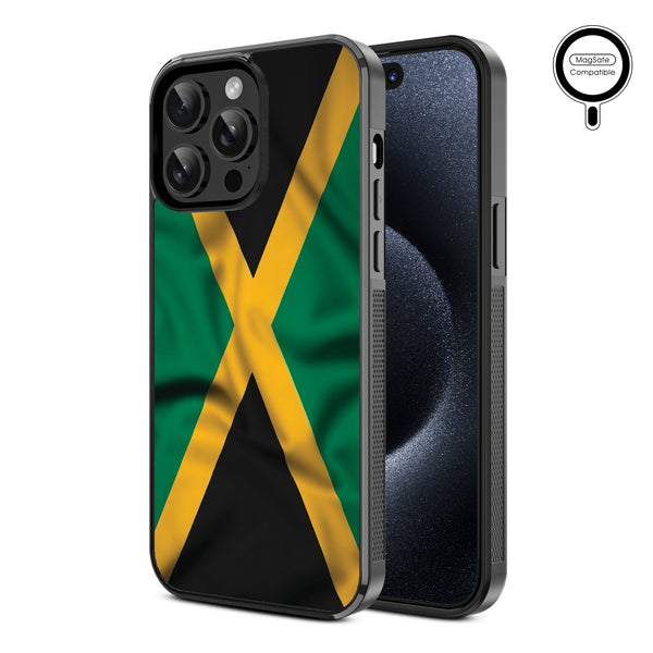 MyBat Design Lab Series MagSafe Case for Apple iPhone 15 Pro Max (6.7) - Jamaica Flag - MIP15PMCSLESMSM310-2.jpg