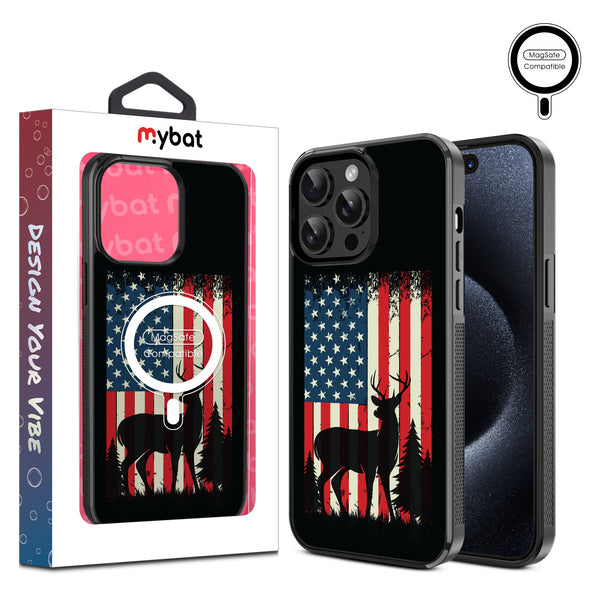 MyBat Design Lab Series MagSafe Case for Apple iPhone 15 Pro Max (6.7) - Stars, Stripes and Stags - MIP15PMCSLESMSM319-1.jpg