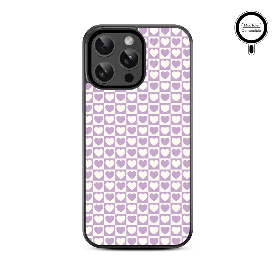 MyBat Design Lab Series MagSafe Case for Apple iPhone 15 Pro Max (6.7) - Heart Grid - MIP15PMCSLESMSM339-3.jpg