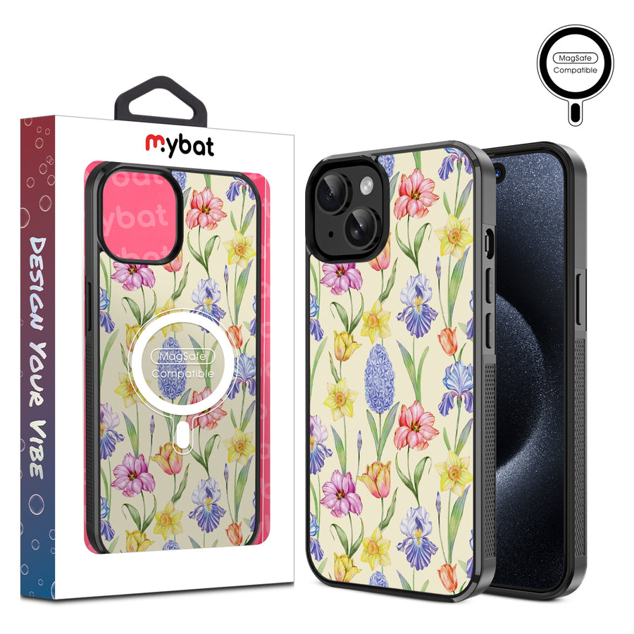 MyBat Design Lab Series MagSafe Case for Apple iPhone 15 Pro Max - Spring Has Sprung - MIP15PMCSLESMSM467-1.jpg