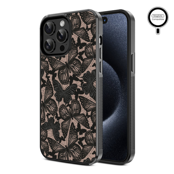 MyBat Design Lab Series MagSafe Case for Apple iPhone 15 Pro Max - Midnight Monarch - MIP15PMCSLESMSM488-2.jpg