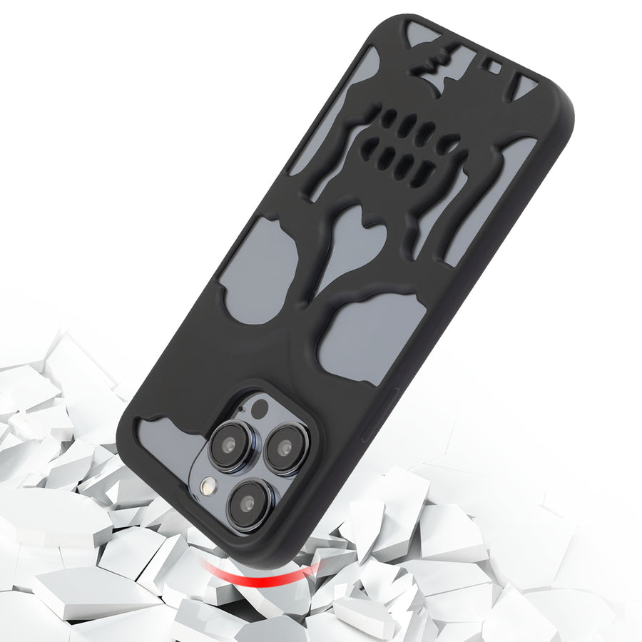 MyBat Skullcap Protector Cover for Apple iPhone 15 Pro Max - Black - MIP15PMCSSLCS202-5.jpg