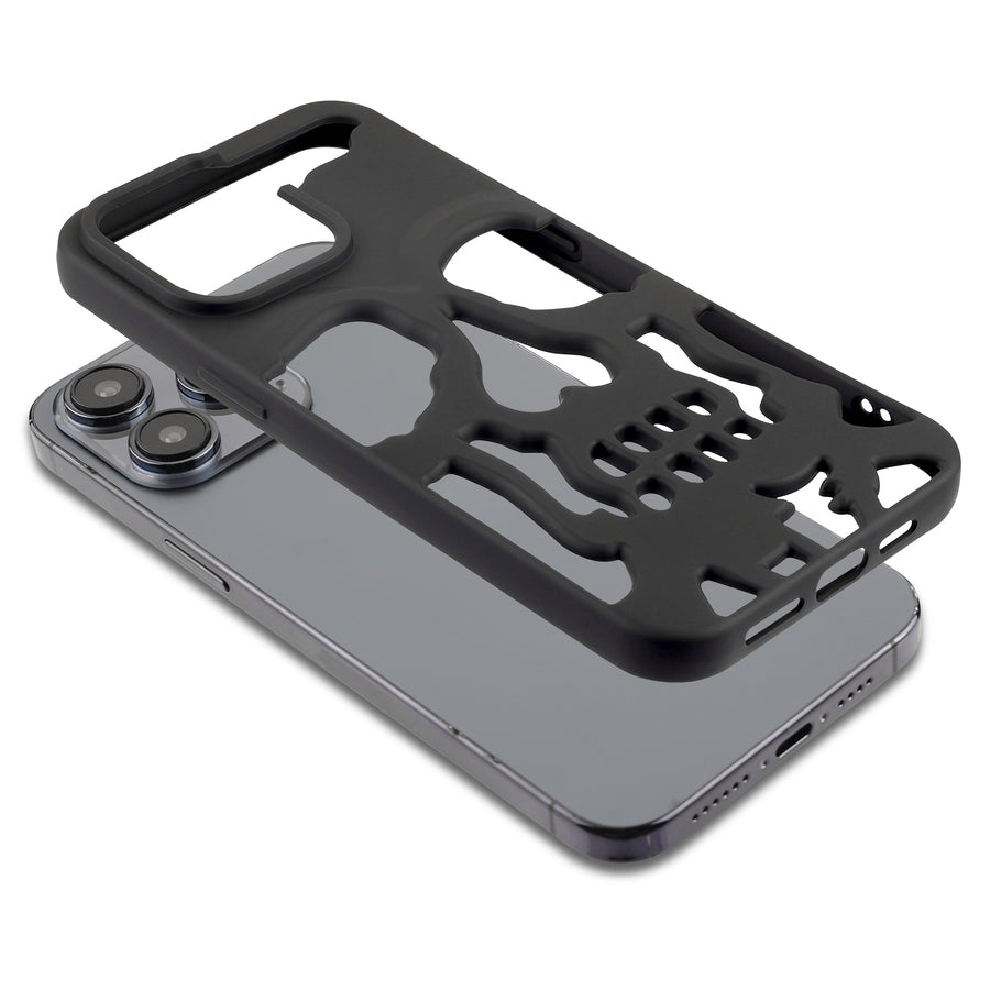 MyBat Skullcap Protector Cover for Apple iPhone 15 Pro Max - Black - MIP15PMCSSLCS202-7.jpg