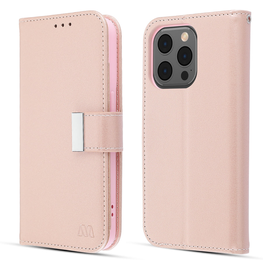 MyBat MyJacket Wallet Xtra Series for Apple iPhone 15 Pro Max - Rose Gold - MIP15PMPCMJG035-6.jpg