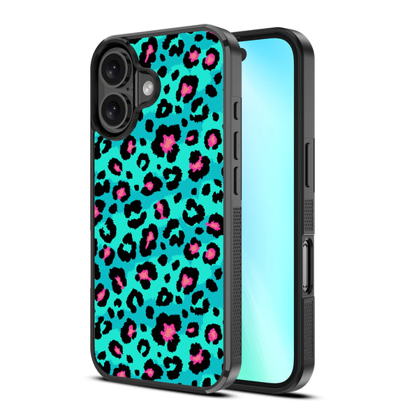 MyBat Design Lab Series Case for Apple iPhone 16 - Multicolor Leopard - MIP16CSLESM004-2.jpg