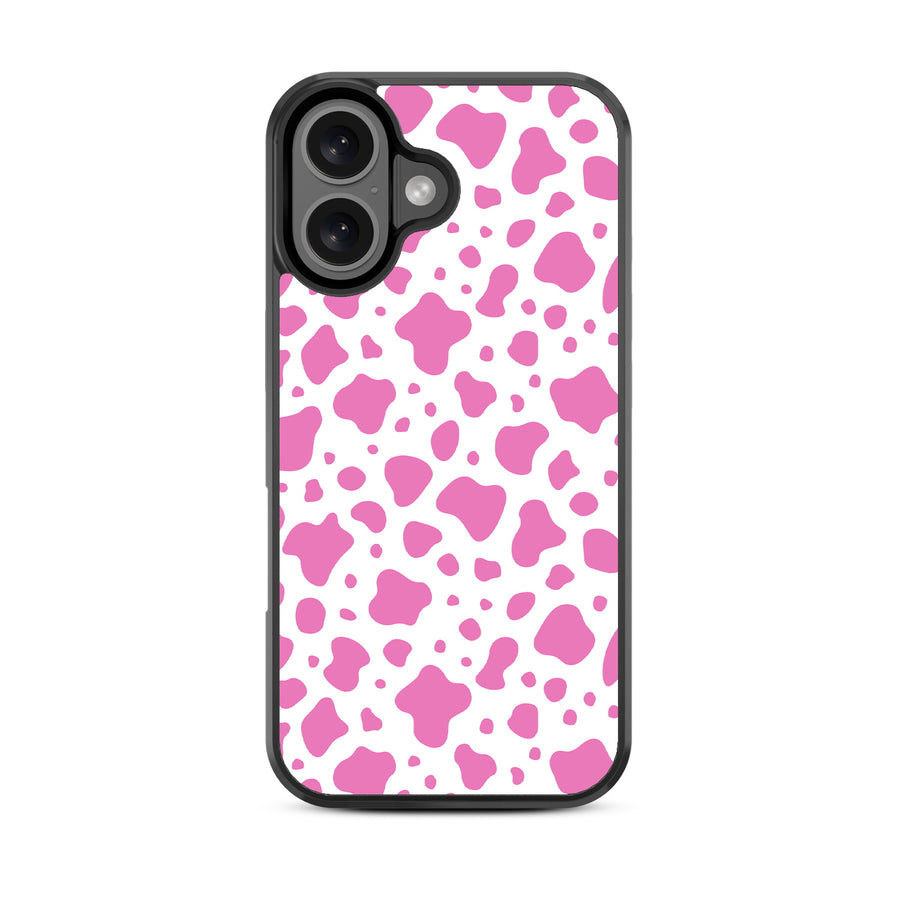 MyBat Design Lab Series Case for Apple iPhone 16 - Pink Cow Print - MIP16CSLESM015-3.jpg