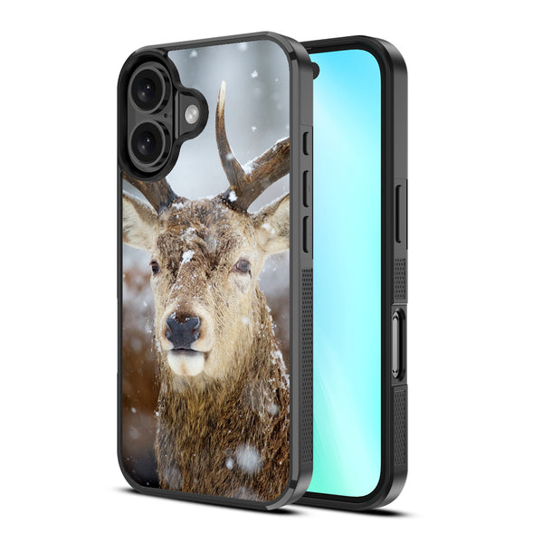 MyBat Design Lab Series Case for Apple iPhone 16 - Deer in Winter - MIP16CSLESM024-2.jpg